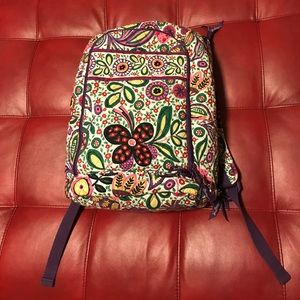 Vera Bradley Padded Laptop Backpack Viva La Vera